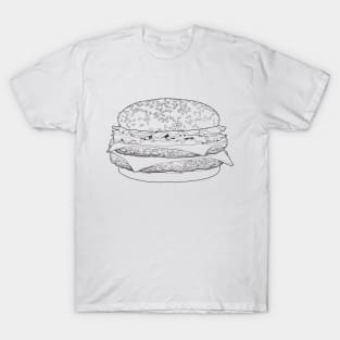 Double Cheese burger T-Shirt